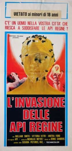 Invasion of the Bee Girls Italian poster LInvasione delle api regine