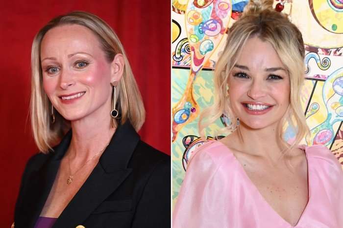 (L-R) Laura Bayston and Emma Rigby. Both images are from separate events, where they are dressed formally and smiling directly for the camera.