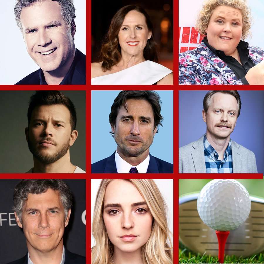 Netflix Golf Series Cast Grid 9