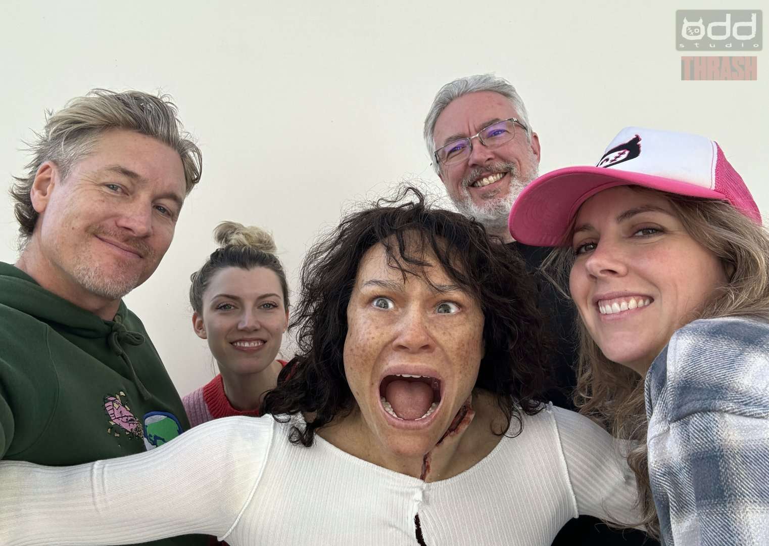 Odd Studio Team On Set Of Thrash