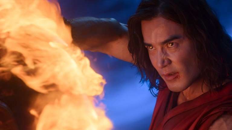 LUDI LIN as Liu Kang in New Line Cinema&rsquo;s &ldquo;Mortal Kombat II,&rdquo; a Warner Bros. Pictures release.