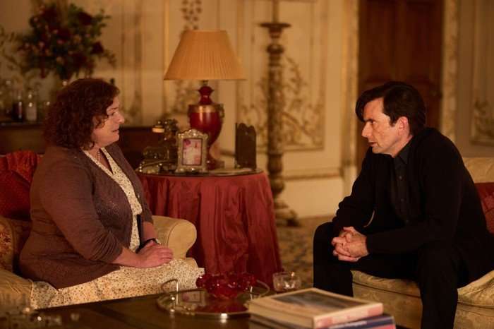 RIVALS 2 David Tennant and Claire Rushbrook in Rivals.