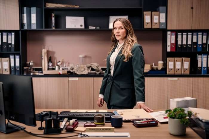 Detective Frankie Monroe (Jessica Hynes) Detective Frankie Monroe (Jessica Hynes) in Patience season 2