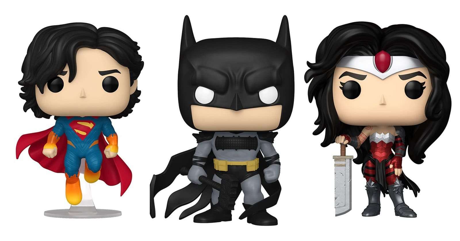 Absolute Batman, Superman and Wonder Woman Pop! Vinyl figures coming to Comic-Con