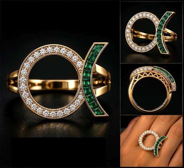 Alia Bhatt wears customised Alpha logo ring by Meroh during film promotions
