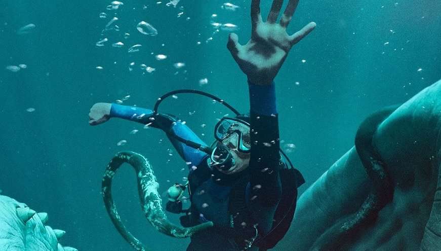 Austin Abrams gets swallowed alive by an 80ft sperm whale in trailer for survival thriller Whalefall