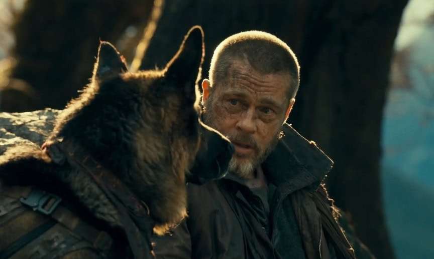 Brad Pitt fights for survival alongside his canine companion in trailer for David Ayer’s Heart of the Beast