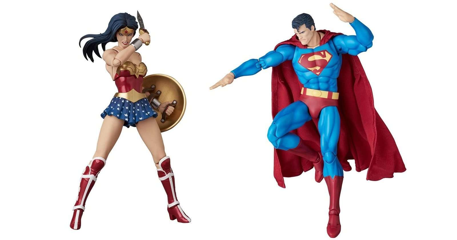 For Tomorrow Superman and Wonder Woman MAFEX action figures unveiled by Medicom