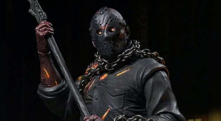 Friday the 13th: The Game Ultimate Savini Jason action figure unleashed by NECA