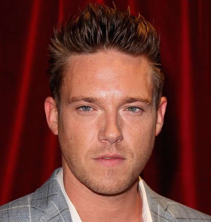 Andy Moss on the British Soap Awards red carpet