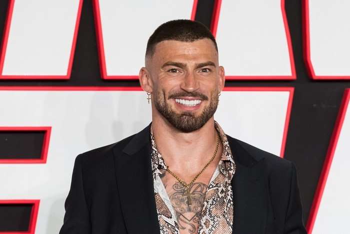 'The Running Man' UK Premiere in London Jake Quickenden.