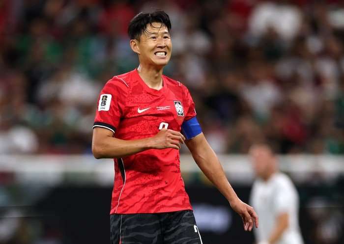 Korea Republic v Czechia: Group A - FIFA World Cup 2026 Heung-Min Son #7 of Korea Republic reacts after a missed chance during the FIFA World Cup 2026.