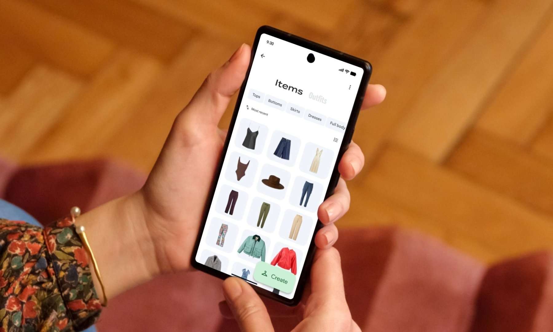 Google Photos digital wardrobe