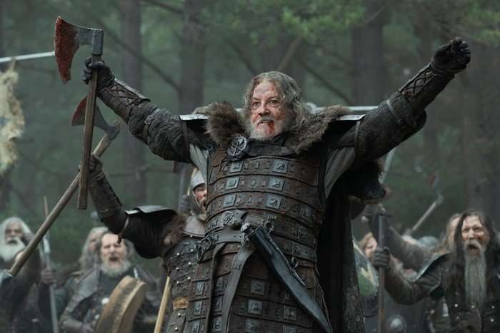 Tommy Flanagan as Roddy the Ruin in House of the Dragon season 3 Tommy Flanagan as Roddy the Ruin in House of the Dragon season 3, donning armour and raising his arms in victory