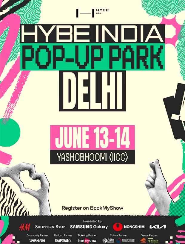 HYBE INDIA brings the final chapter of its Pop-Up Park experience to Delhi on June 13 & 14, Auditions arrive in the capital