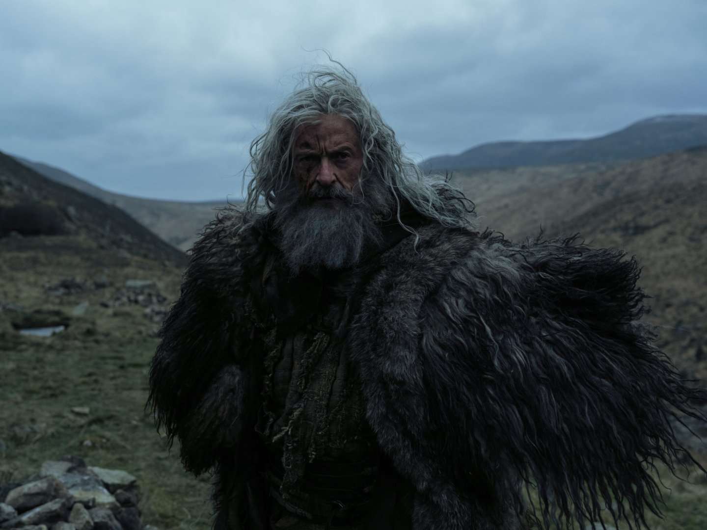 Hugh Jackman in the A24 film, The Death of Robin Hood.