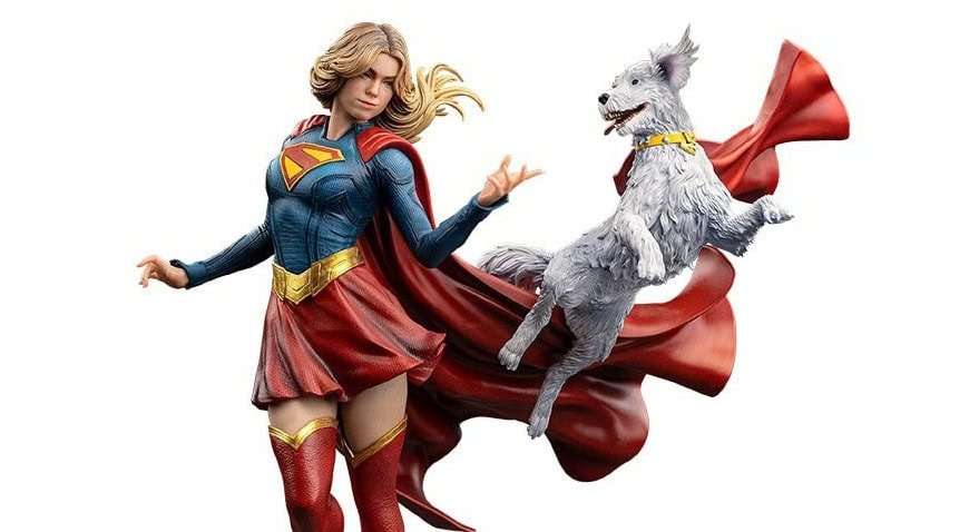 Iron Studios unveils Supergirl & Krypto collectible statue