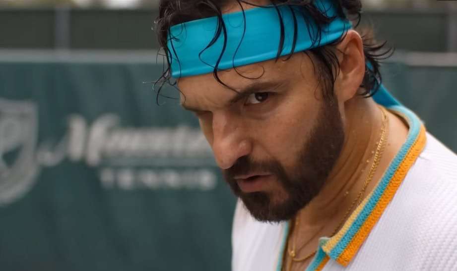 Jake Johnson is a washed up tennis pro taking on pickleball in The Dink trailer