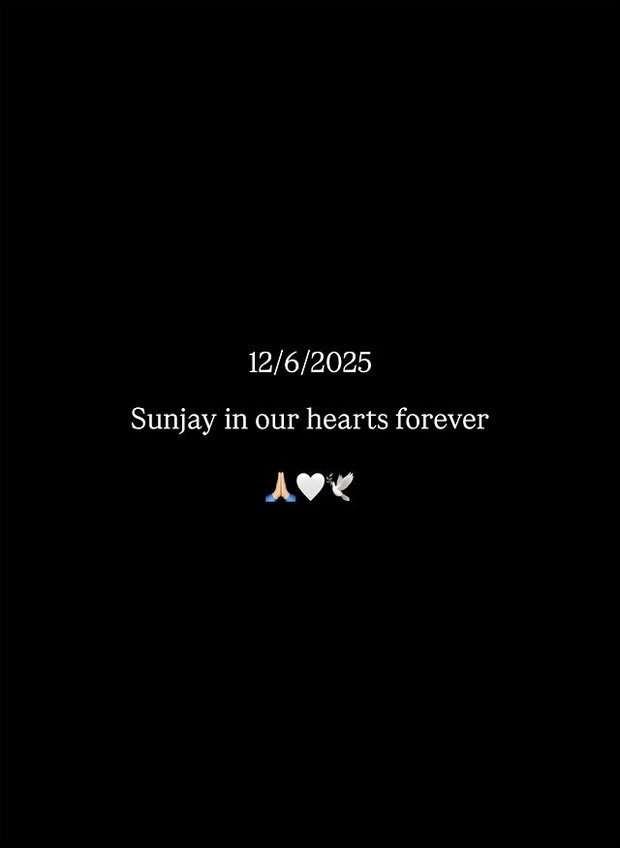 Karisma Kapoor remembers ex-husband Sunjay Kapur on first death anniversary; shares social media post