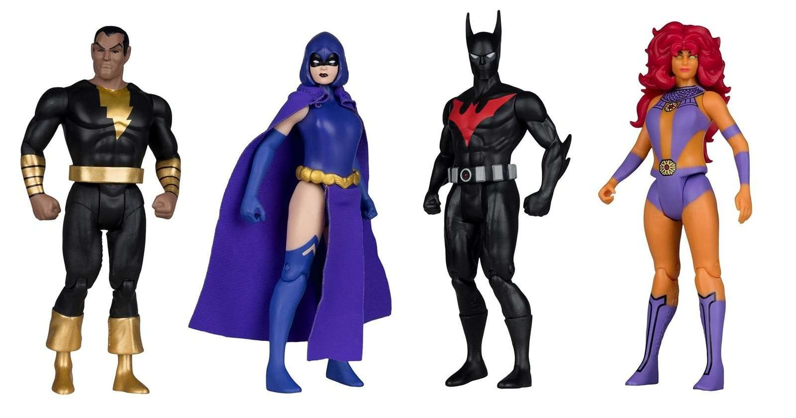 McFarlane Toys’ DC Super Powers Collection adds Raven, Starfire, Batman Beyond, Black Adam, Doctor Mid-Nite and Wildcat