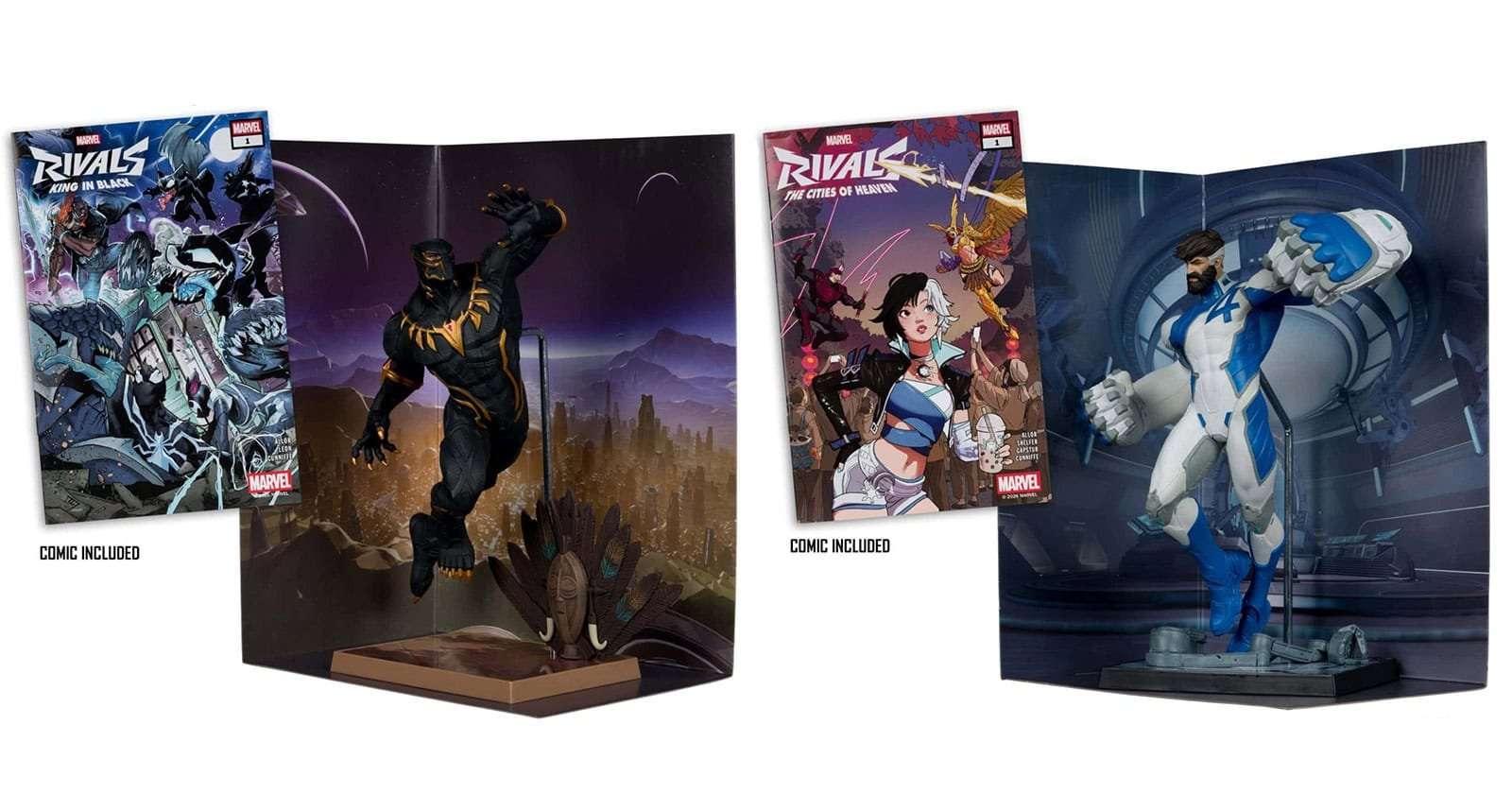 Mr. Fantastic and Black Panther join McFarlane Toys’ Marvel Rivals collection