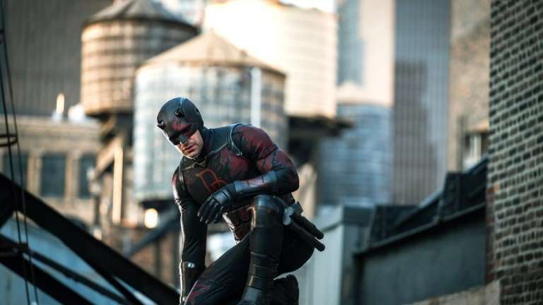 Matt Murdock / Daredevil (Charlie Cox) in Marvel Television's DAREDEVIL: BORN AGAIN SEASON 2, exclusively on Disney+. Photo by Jojo Whilden. &copy; 2025 MARVEL.