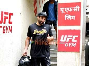 Photos: Aditya Roy Kapur snapped outside a gym in Bandra
