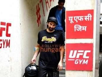 Photos: Aditya Roy Kapur snapped outside a gym in Bandra