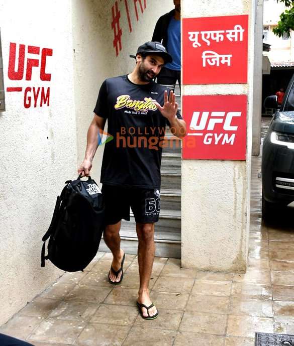 Photos: Aditya Roy Kapur snapped outside a gym in Bandra