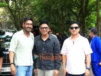 Photos: Ajay Devgn, Arshad Warsi, Jaaved Jaaferi and others grace the trailer launch of Dhamaal 4 at Imagicaa