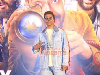 Photos: Ajay Devgn, Arshad Warsi, Jaaved Jaaferi and others grace the trailer launch of Dhamaal 4 at Imagicaa