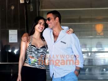Photos: Akshay Kumar, Disha Patani, Suniel Shetty, Arshad Warsi and others snapped promoting their film Welcome To The Jungle in Juhu