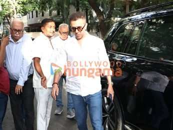 Photos: Anil Kapoor, Hema Malini, Sajid Nadiadwala, Anu Malik and others attend late Pahlaj Nihalani's prayer meet