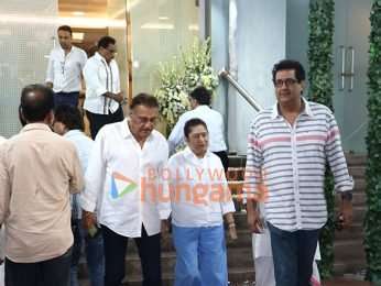 Photos: Anil Kapoor, Hema Malini, Sajid Nadiadwala, Anu Malik and others attend late Pahlaj Nihalani's prayer meet