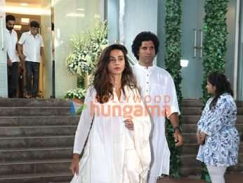 Photos: Anil Kapoor, Hema Malini, Sajid Nadiadwala, Anu Malik and others attend late Pahlaj Nihalani's prayer meet