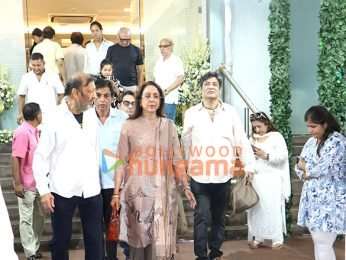 Photos: Anil Kapoor, Hema Malini, Sajid Nadiadwala, Anu Malik and others attend late Pahlaj Nihalani's prayer meet