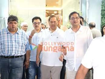 Photos: Anil Kapoor, Hema Malini, Sajid Nadiadwala, Anu Malik and others attend late Pahlaj Nihalani's prayer meet