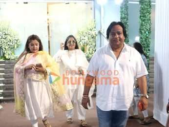 Photos: Anil Kapoor, Hema Malini, Sajid Nadiadwala, Anu Malik and others attend late Pahlaj Nihalani's prayer meet