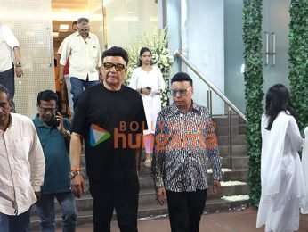 Photos: Anil Kapoor, Hema Malini, Sajid Nadiadwala, Anu Malik and others attend late Pahlaj Nihalani's prayer meet