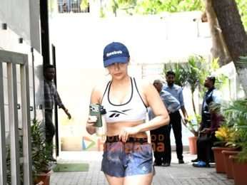 Photos: Malaika Arora snapped outside a gym in Santacruz