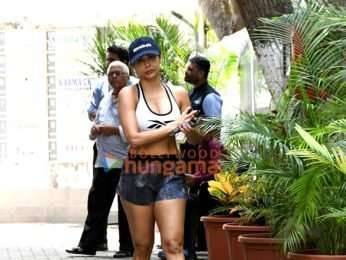 Photos: Malaika Arora snapped outside a gym in Santacruz