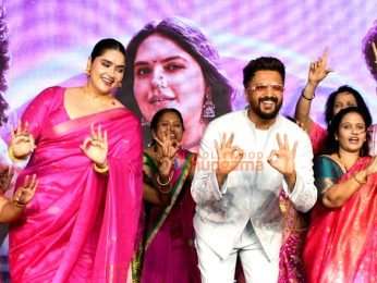 Photos: Riteish Deshmukh and Anjali Anand snapped at the song launch of 'Saree' for the film Dhamaal 4