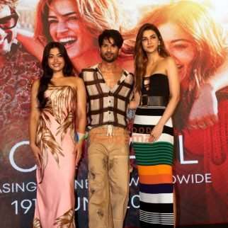 Photos: Shahid Kapoor, Kriti Sanon and Rashmika Mandanna grace 'Bandhu 2.0' song launch from their film Cocktail 2