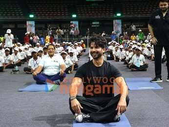 Photos: Shahid Kapoor, Sreeleela, Amruta Fadnavis and others snapped at the International Yoga Day 2026 celebrations