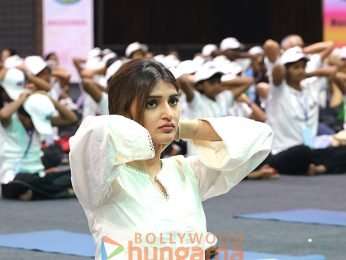 Photos: Shahid Kapoor, Sreeleela, Amruta Fadnavis and others snapped at the International Yoga Day 2026 celebrations