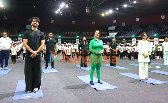 Photos: Shahid Kapoor, Sreeleela, Amruta Fadnavis and others snapped at the International Yoga Day 2026 celebrations