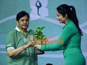 Photos: Shahid Kapoor, Sreeleela, Amruta Fadnavis and others snapped at the International Yoga Day 2026 celebrations
