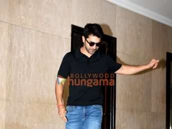 Photos: Varun Dhawan snapped at Tips office in Khar
