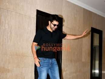 Photos: Varun Dhawan snapped at Tips office in Khar