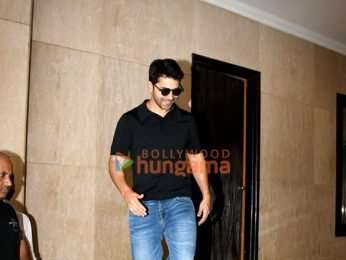 Photos: Varun Dhawan snapped at Tips office in Khar